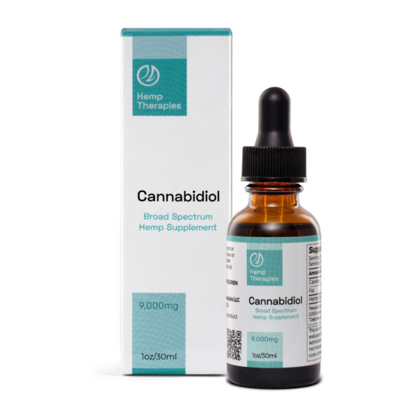 Broad Spectrum CBD Oil 9,000mg CBD Oil, 1oz/30ml